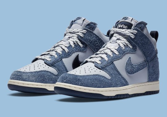 Official Images Of The Notre x Nike Dunk High “Blue Void”