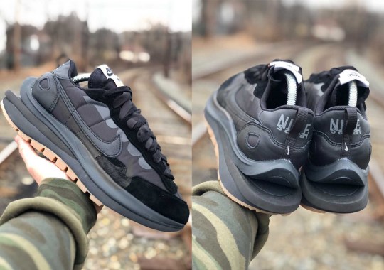 sacai x Nike VaporWaffle Unveiled In New Black And Gum Colorway