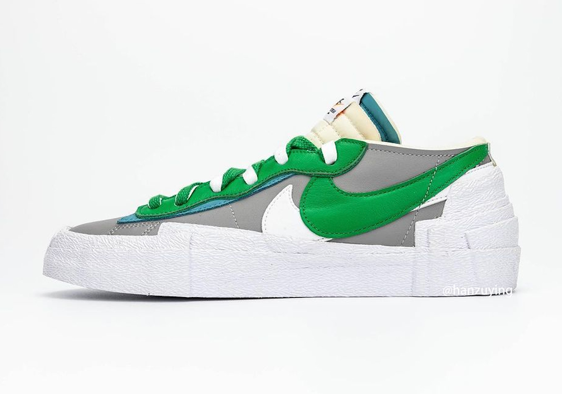 sacai Nike Blazer Low Classic Green DD1877-001 | SneakerNews.com