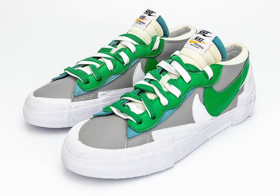 sacai Nike Blazer Low Classic Green DD1877-001 | SneakerNews.com