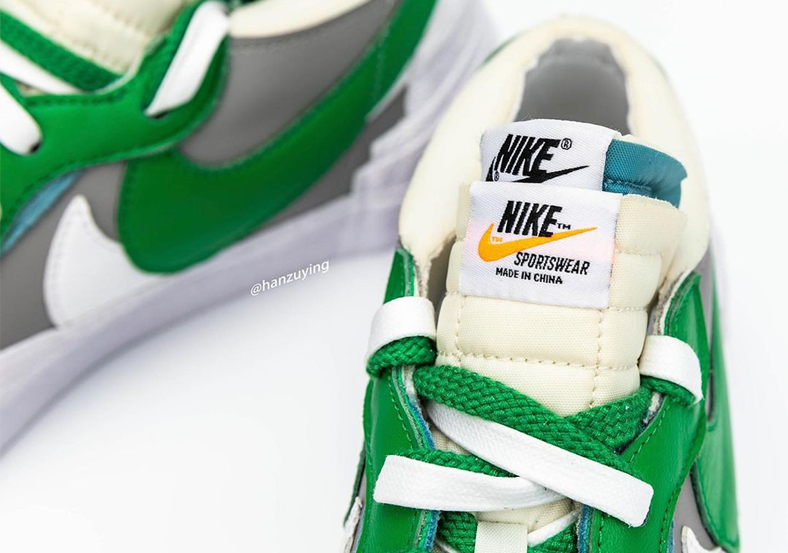 Sacai Nike Blazer Low Classic Green Dd1877 001 6