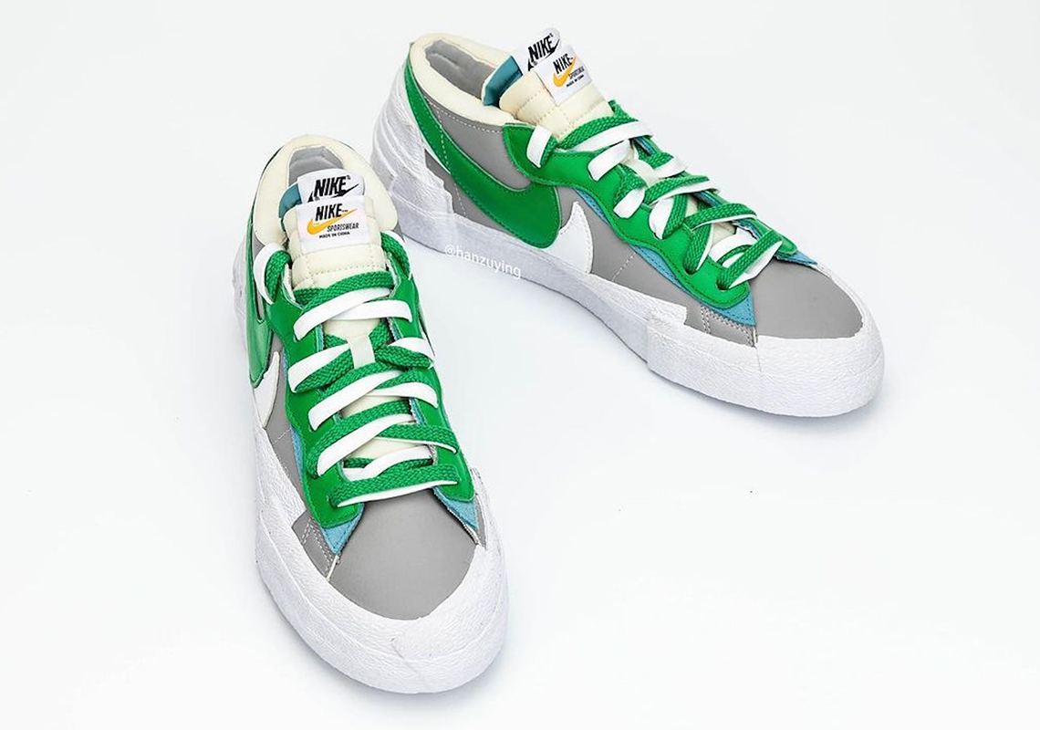 Sacai Nike Blazer Low Classic Green Dd1877 001 7