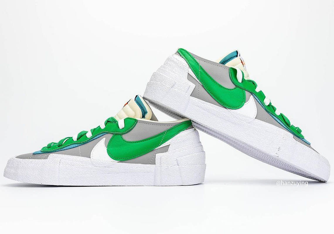 sacai Nike Blazer Low Classic Green DD1877-001 | SneakerNews.com