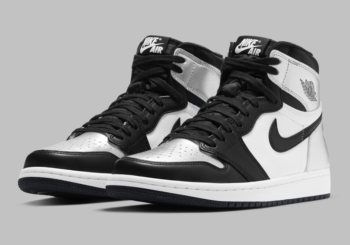 foot locker jordan 1 black and white