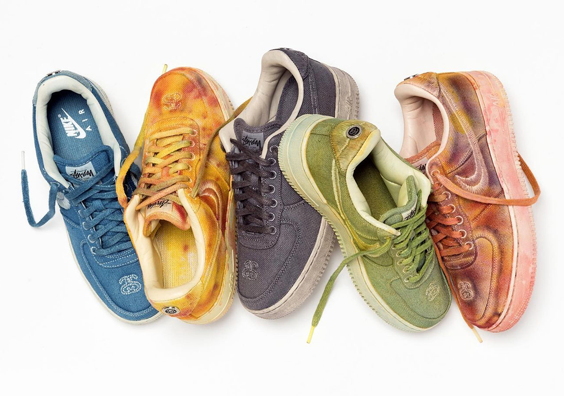 Stussy To Release Limited Batch Of Hand Dyed Nike Air Force 1s