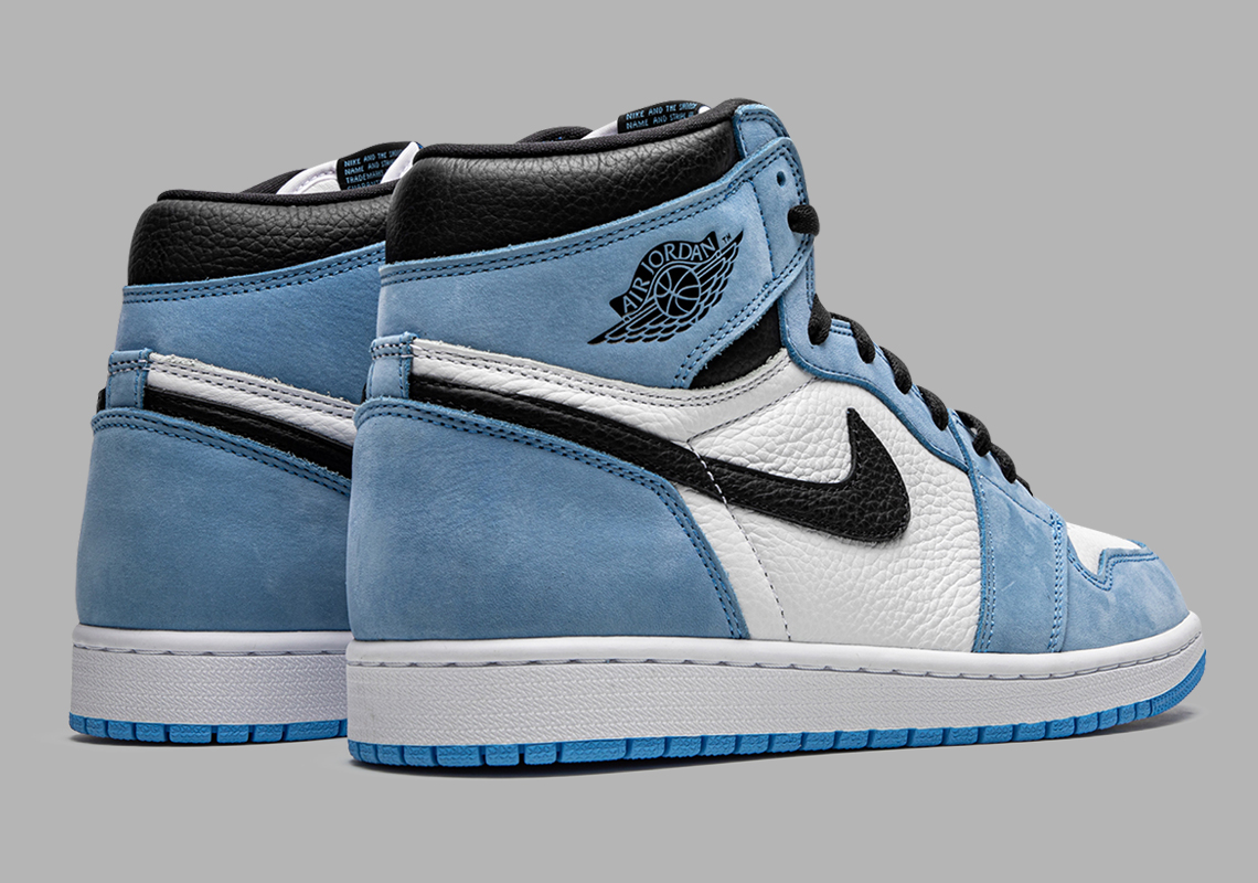 university blue jordan 1 footaction