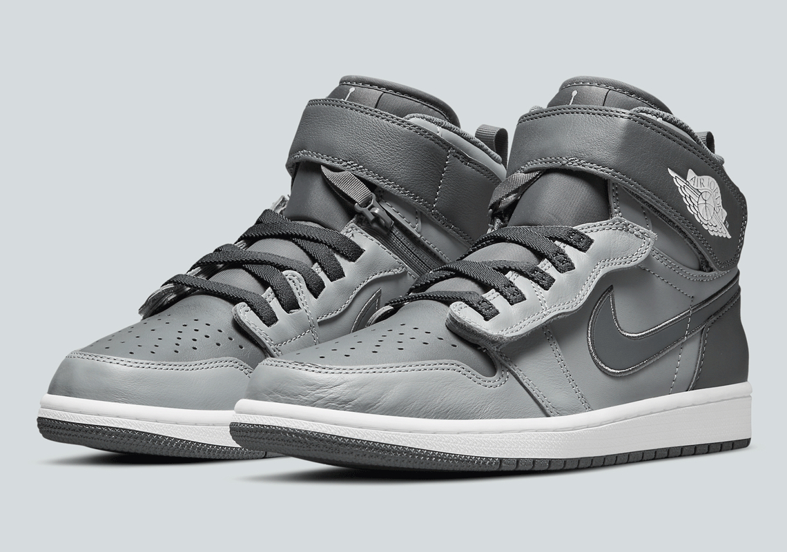 The Air Jordan 1 FlyEase Emerges In A "Cool Grey" Schematic