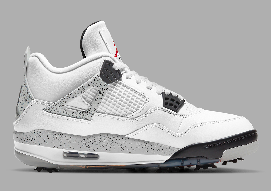 Air Jordan 4 Golf Shoes White Cement CU9981-100 | SneakerNews.com