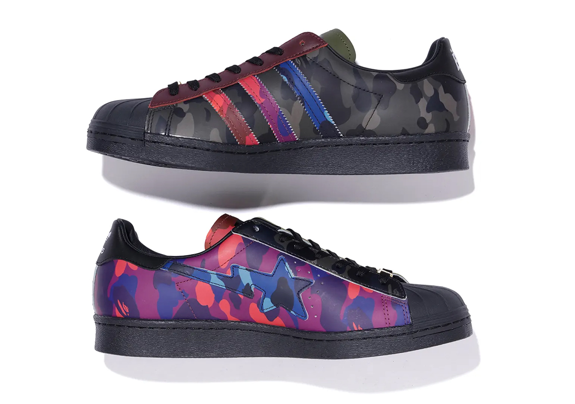 adidas superstar 80s bape multi camo