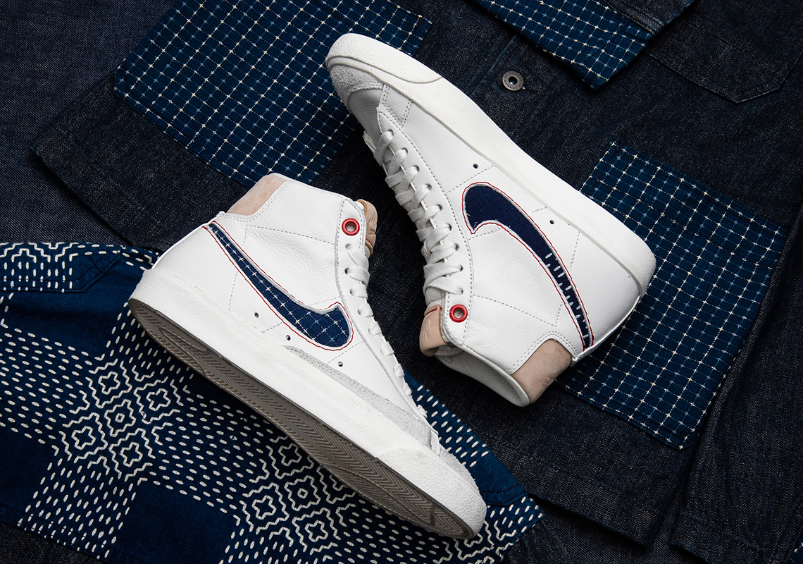 The Denham x Nike Blazer Mid '77 Official Releases On February 11th