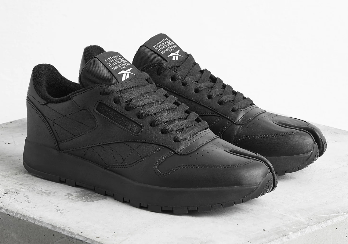 Margiela Reebok Classic Leather Tabi Black White Release Date |  SneakerNews.com