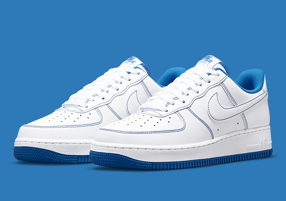 nike air force blue and white