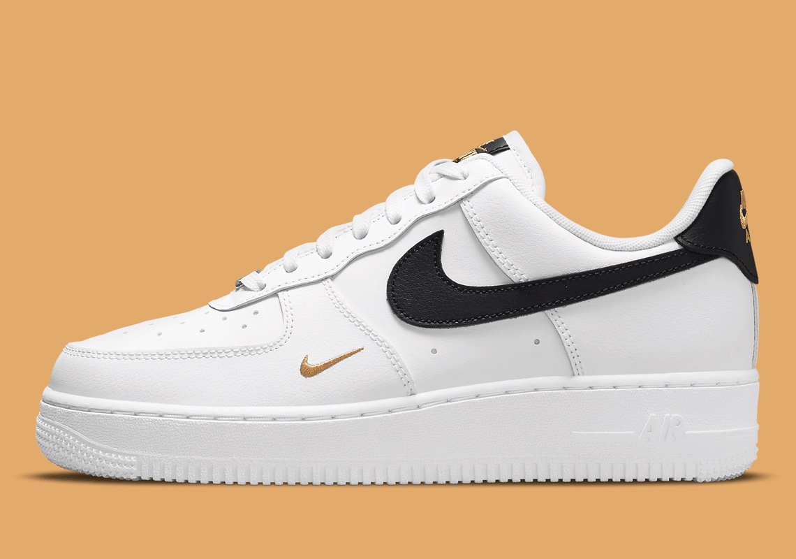 Nike Air Force 1 Low Essential White/Black/Gold Sneakers for Women