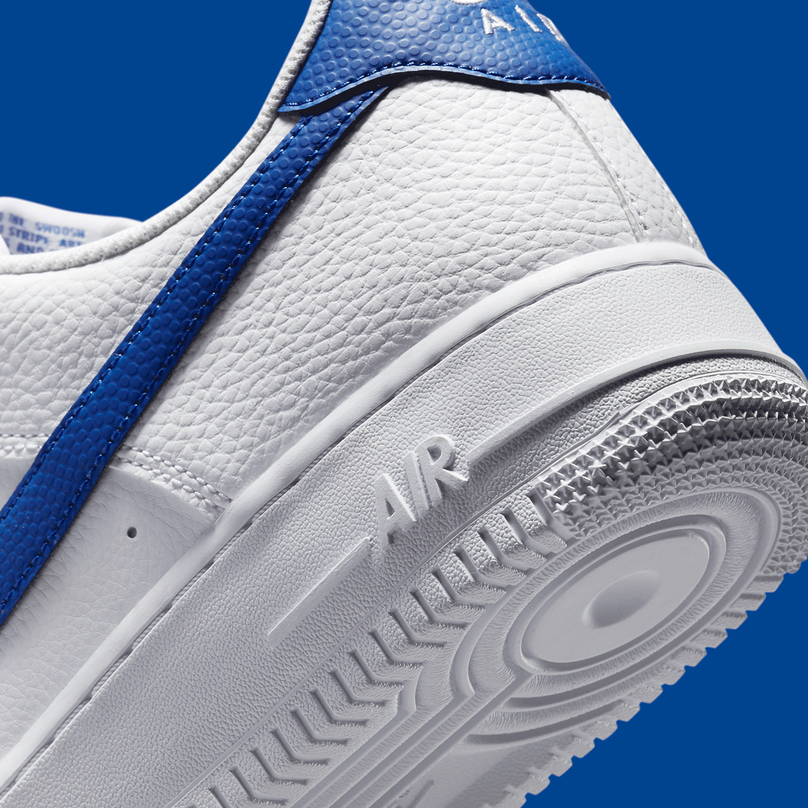 Nike Air Force 1/1 White & Royal Blue, DB4545-105