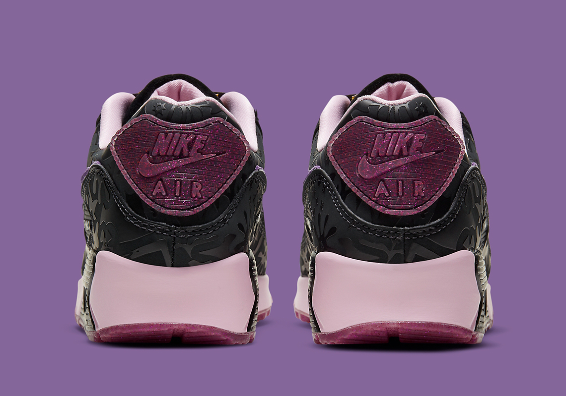 Nike Air Max 90 Noir Arctic Pink Violet DD5517-010 | SneakerNews.com