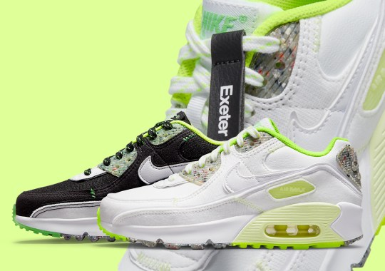 Nike’s “Exeter Edition” Collection Includes This Mismatched Air Max 90 With Recycled Grind