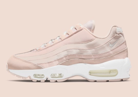 The Nike Air Max 95 “Shimmer” Hides The Eyelets By Replacing The Standard Mesh