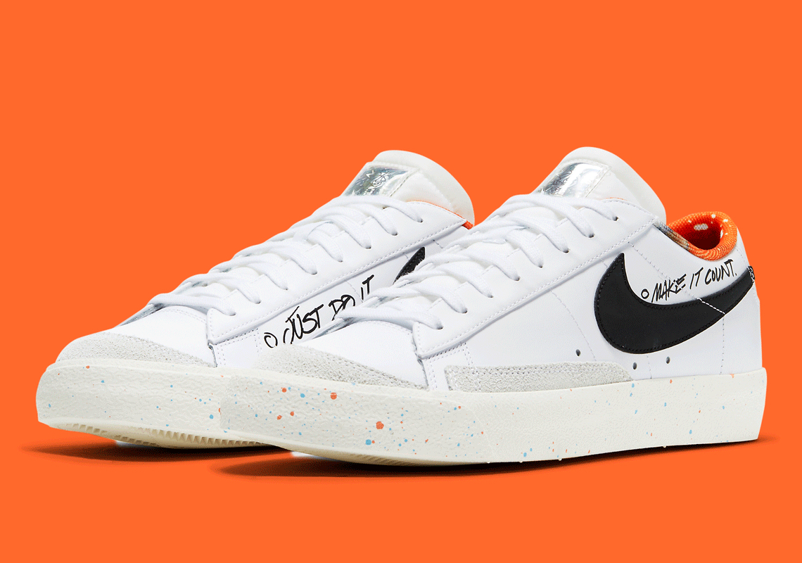 Nike Blazer Low '77 White Multi DJ4279-101 Release | SneakerNews.com