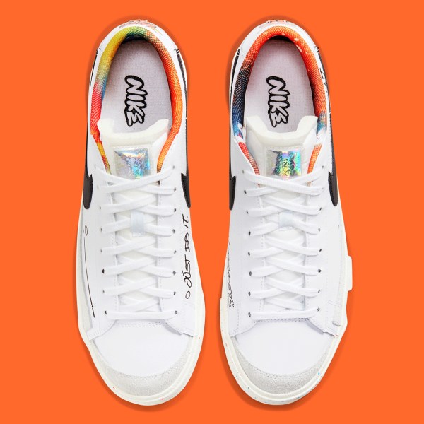 Nike Blazer Low '77 White Multi DJ4279-101 Release | SneakerNews.com