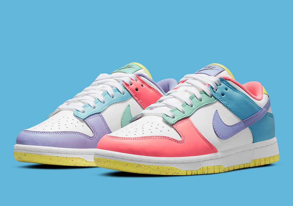 Nike Dunk Low Womens Light Soft Pink Lime Ice DD1503-600 ...