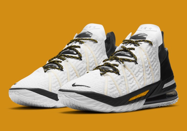 Nike LeBron 18 Home White Black CQ9283-100 | SneakerNews.com display picture 3