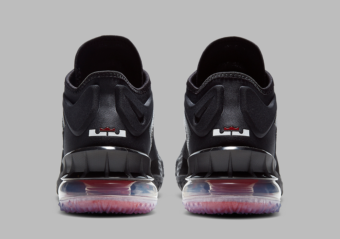 Nike Lebron 18 Low Black Red Cv7562 001 5