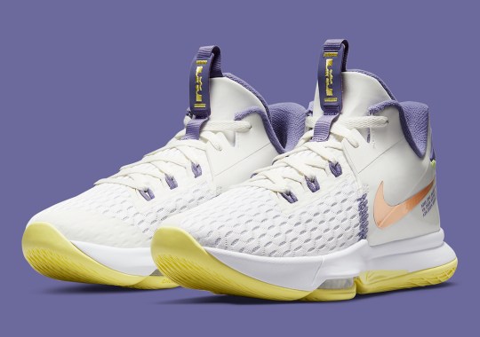 The Nike LeBron Witness 5 Lenses The Lakers Colors Through A Pastel Filter
