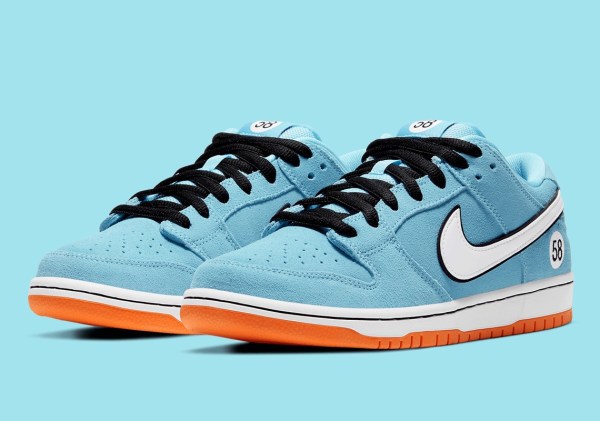 Nike SB Dunk Low Gulf Blue Orange BQ6817-401 | SneakerNews.com