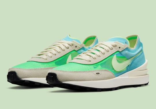 “Scream Green” Lands On The Nike Waffle One