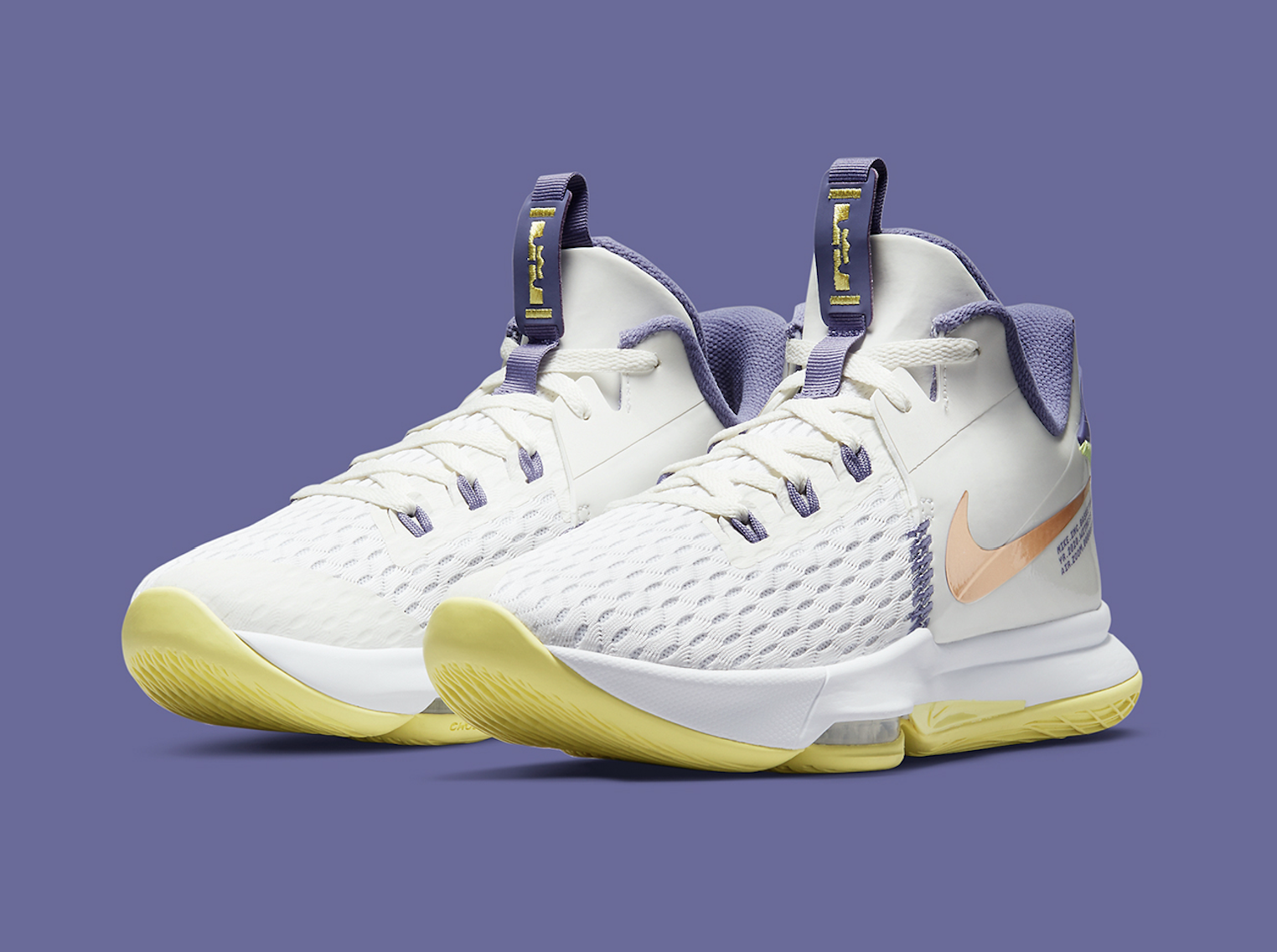 The Nike LeBron Witness 5 Lenses The Lakers Colors Through A Pastel Filter