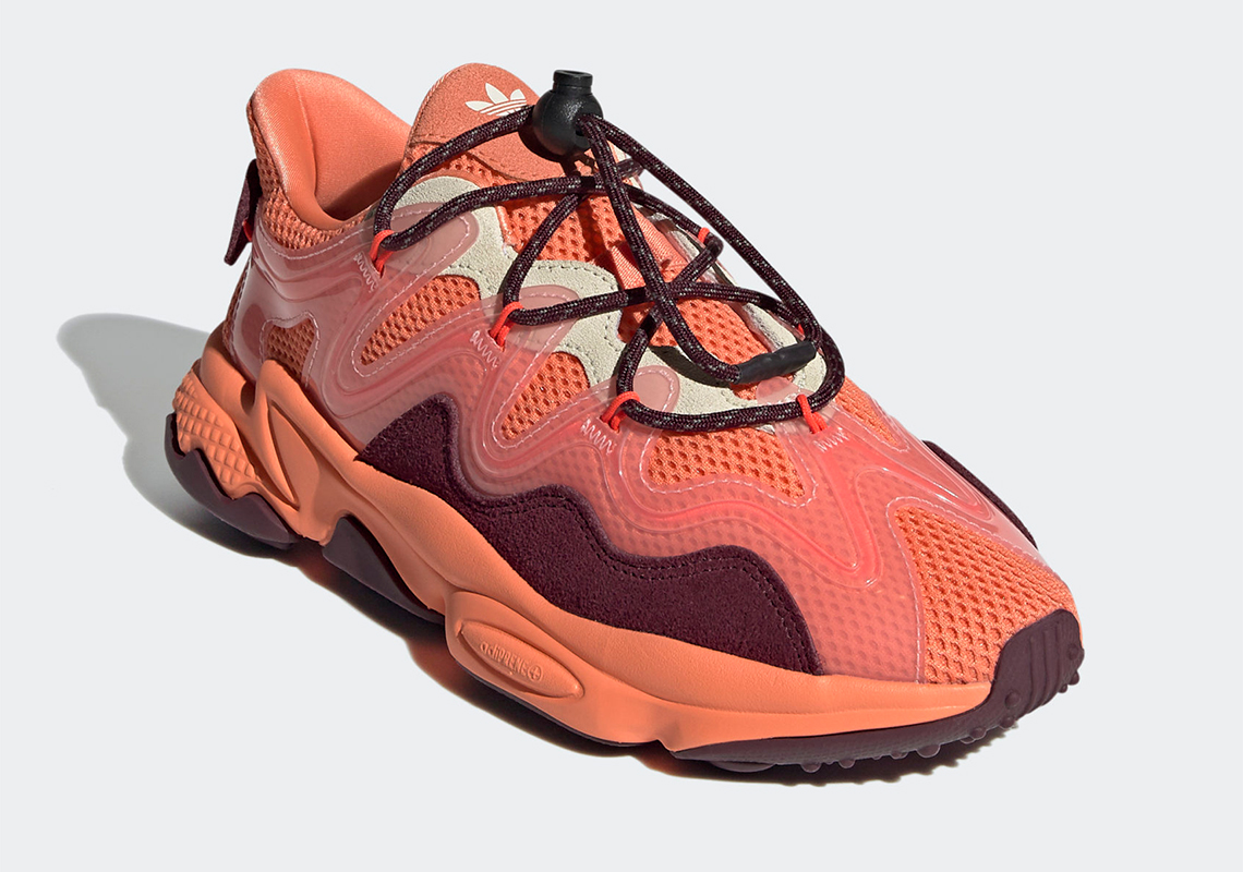 adidas ozweego semi coral maroon glow pink H01567 4