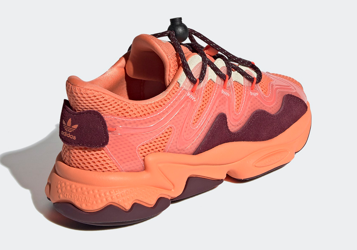 adidas ozweego semi coral maroon glow pink H01567 5