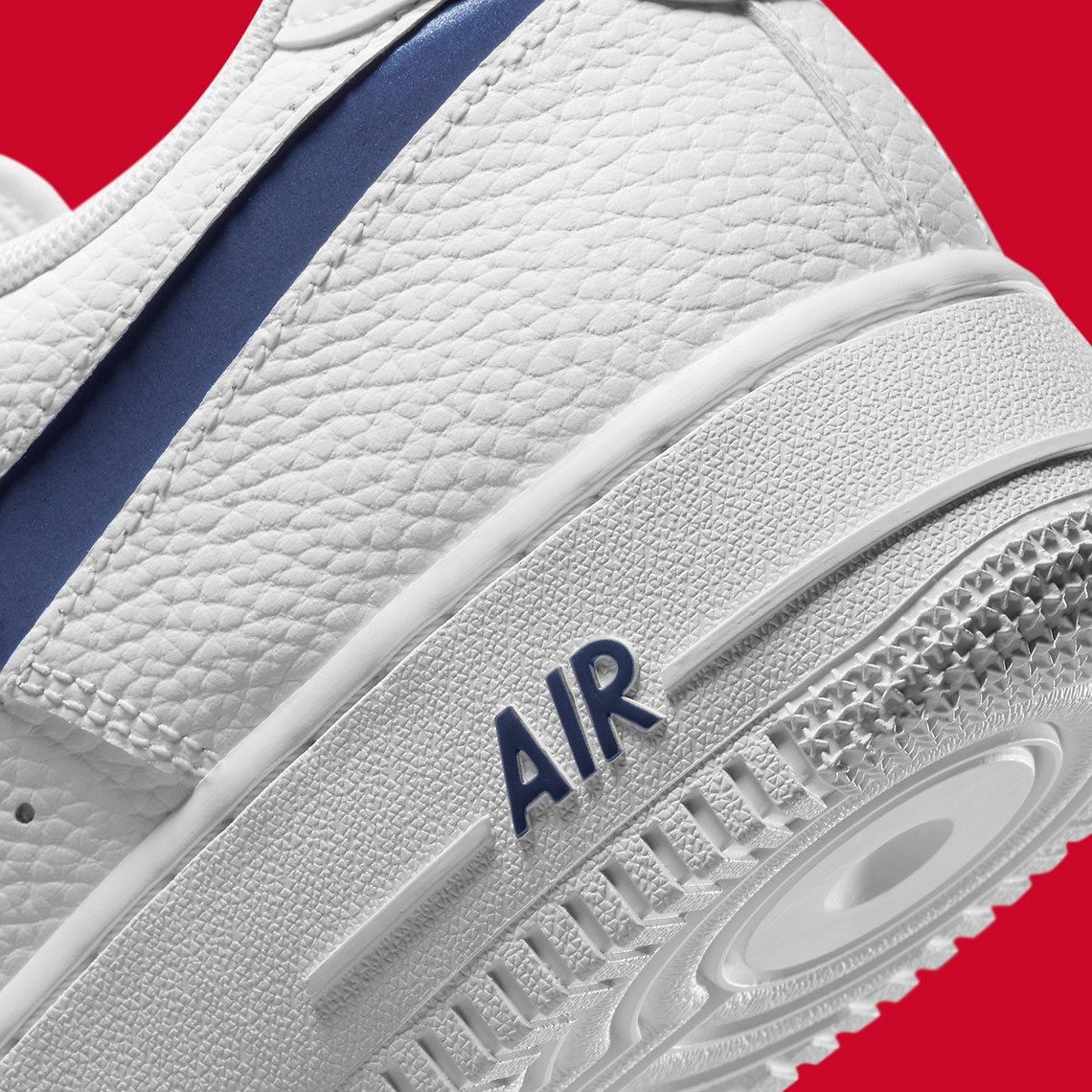 Nike Air Force 1 White/Navy DJ6887-100 | SneakerNews.com