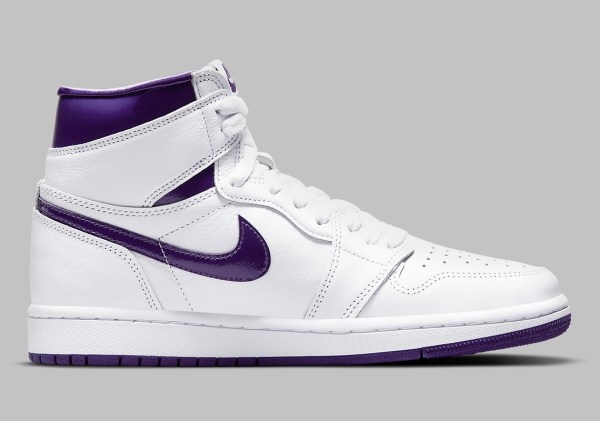 Air Jordan 1 Retro High OG WMNS White Court Purple CD0461-151 ...