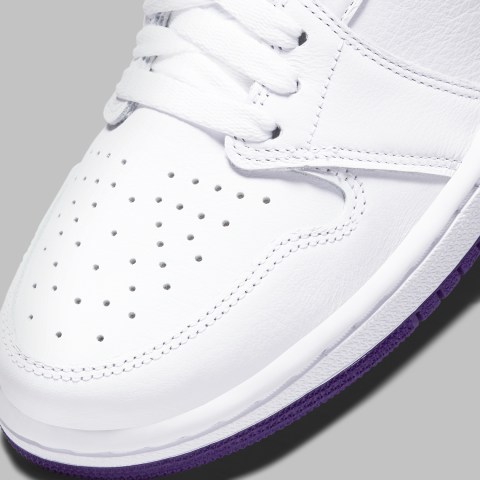 Air Jordan 1 Retro High OG WMNS White Court Purple CD0461-151 ...