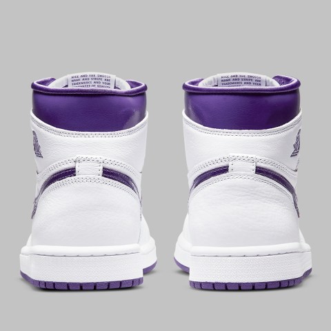 Air Jordan 1 Retro High OG WMNS White Court Purple CD0461-151 ...