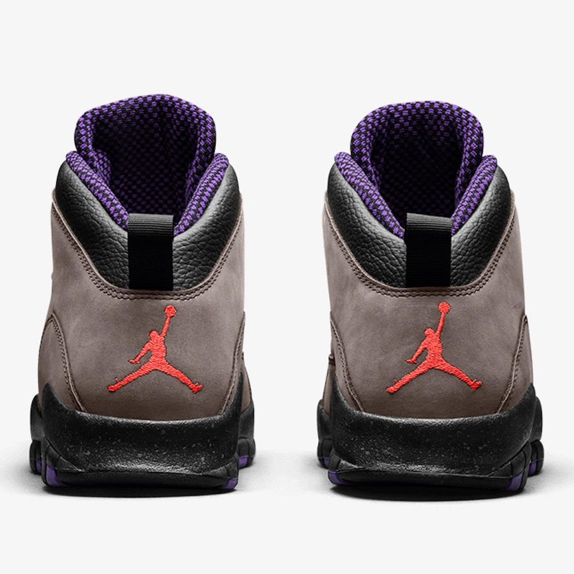 purple jordans 10