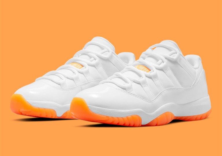 Jordan 11s low top white/w orange bottom size 5… looking to get 140$ 16942671_33967300_600.jpg main image 4