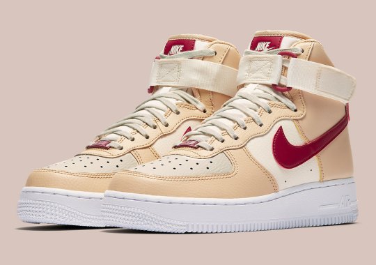 A Color Combo Of The Mars Yard Effect Appear On This Women’s Nike Air Force 1 High