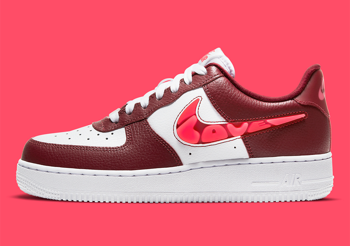 Valentine's Day Nike 2021 Air Force 1 Release Dates | SneakerNews.com
