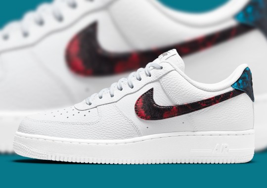 Tie-Dye In Two Tones Appears On The Nike Air Force 1 Low