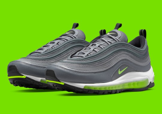 The Nike Air Max 97 Does Its Best 95 Impression With Silver And Neon