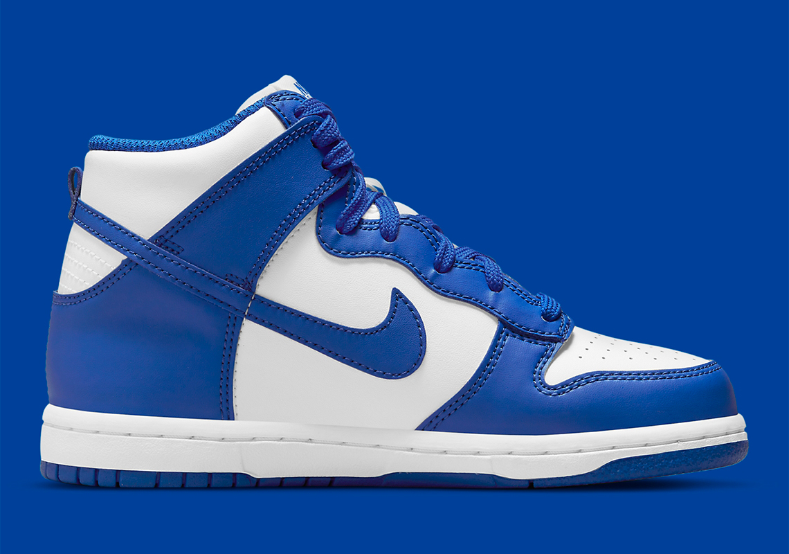 Nike Dunk High White Game Royal DD1399-102 Release Date | SneakerNews.com