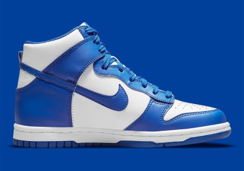 Nike Dunk High White Game Royal DD1399-102 Release Date | SneakerNews.com