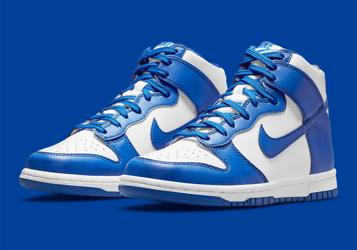 Nike Dunk High White Game Royal DD1399-102 Release Date