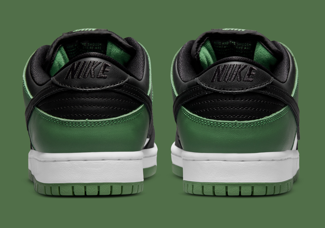 Nike Sb Dunk Low Classic Green Bq6817 302 3