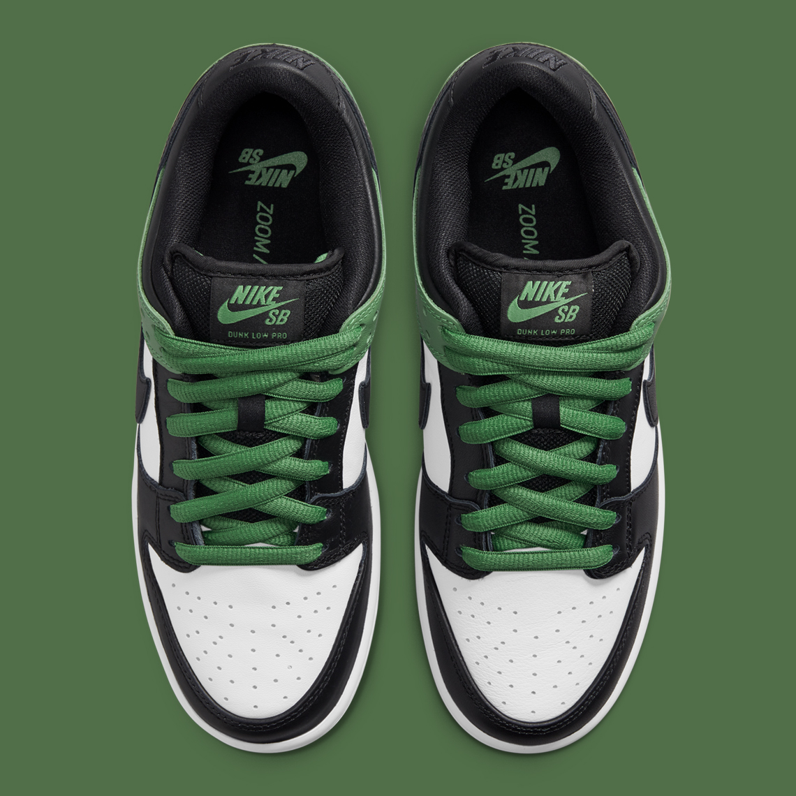 Nike Sb Dunk Low Classic Green Bq6817 302 8