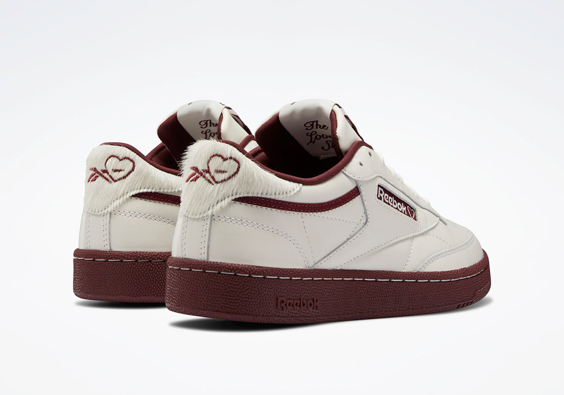 reebok club c 85 chalk merlot