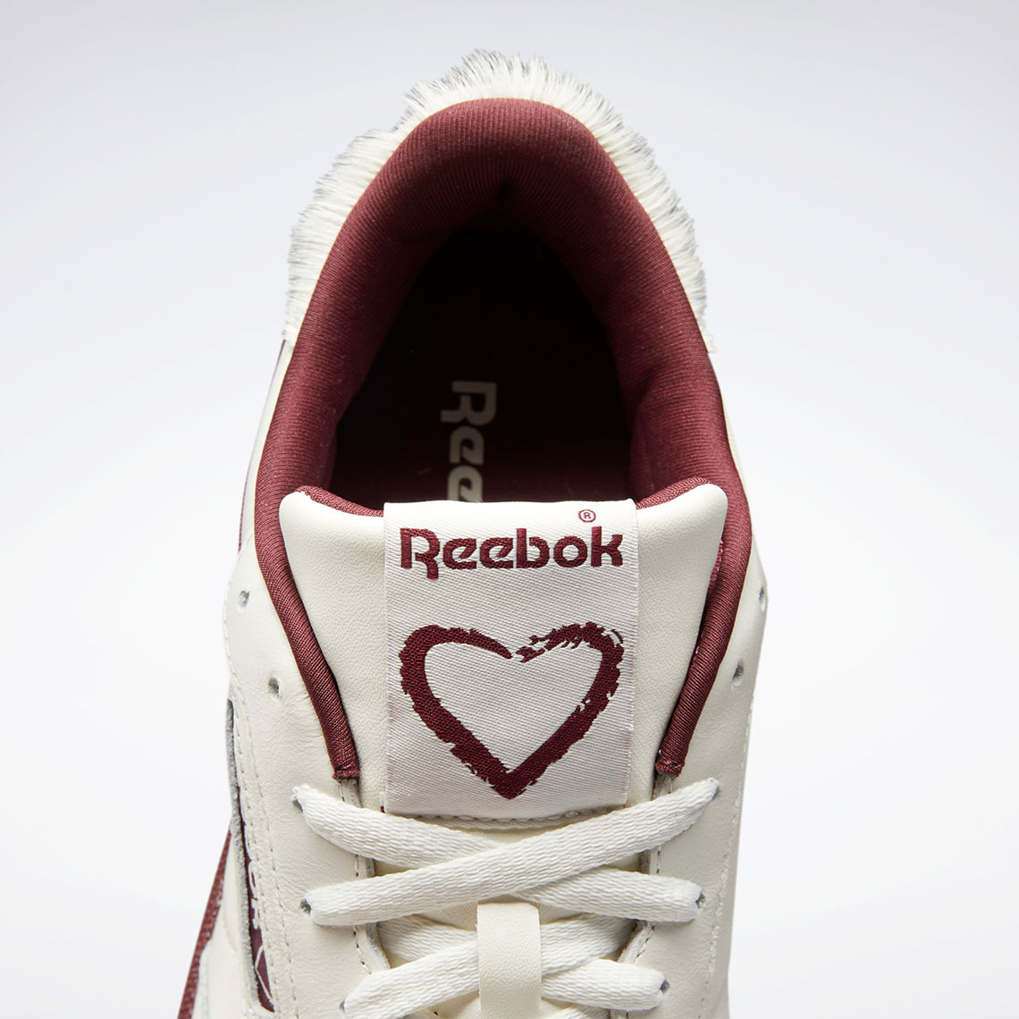 reebok club c 85 chalk merlot