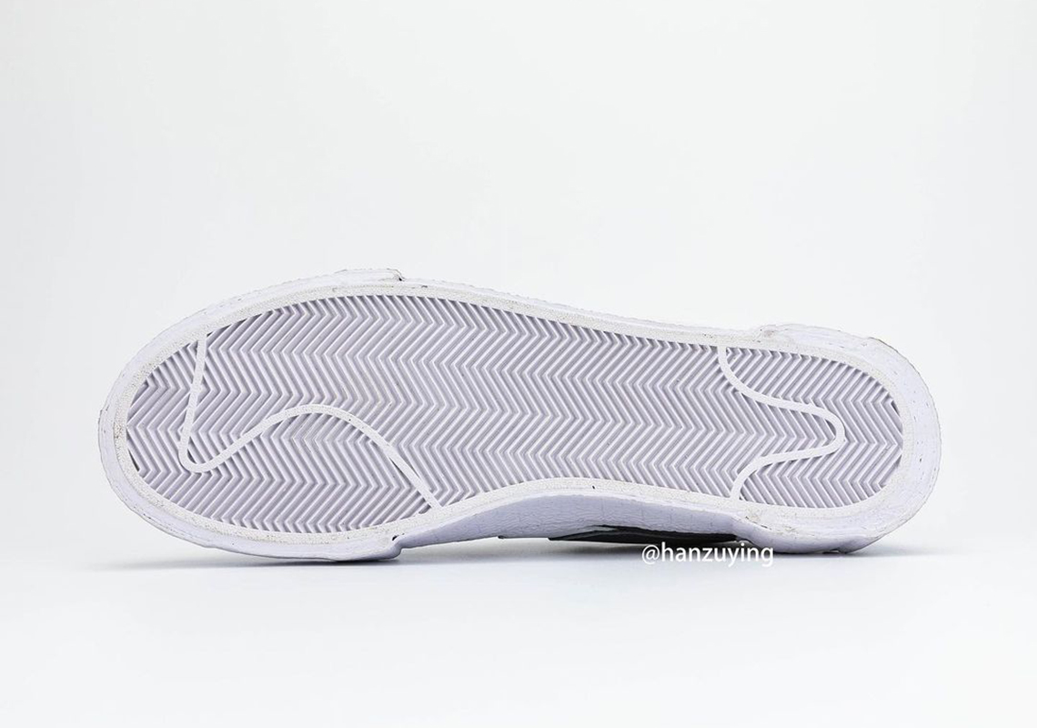 Sacai Nike Blazer Low White Grey Dd1877 002 8